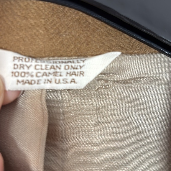 Vintage Hunt Valley Men 2 Button Blazer 100% Camel Hair Made in USA 42 Tan Brown - Picture 2 of 8